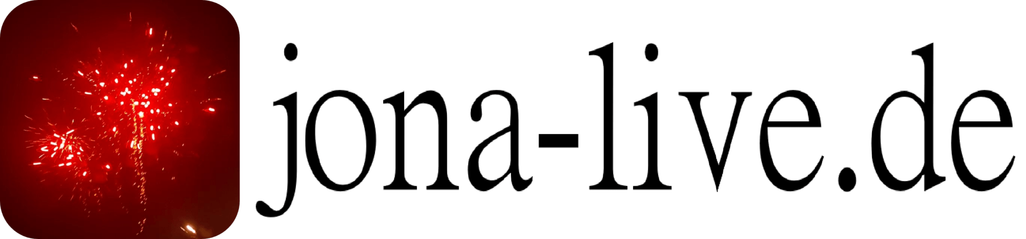feuerwerk logo mit dem text jona-live.de